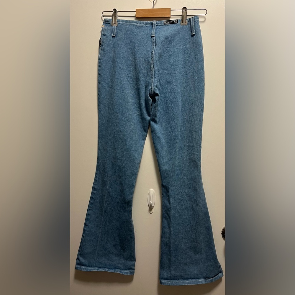 Vintage Y2K Watch LA Flared Jeans Cotton Mid-Rise Women’s Size 1/2 - Picture 7 of 7